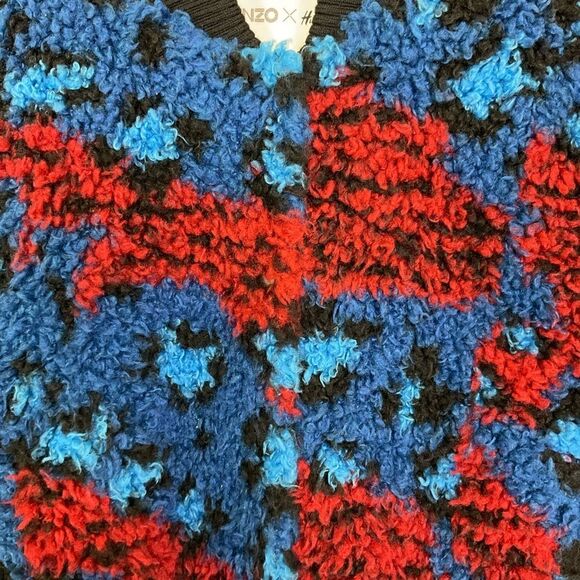 Kenzo X H&M Bloggers Favorite! Jungle Embroidered Teddy Bomber Jacket Coat 4 - Picture 8 of 15